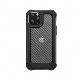 Cover iPhone 12 Pro Max Texture In Fibra Di Carbonio Senza Cuciture