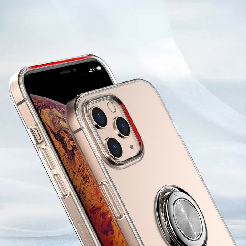 Cover iPhone 12 Pro Max Trasparente Con Anello-supporto