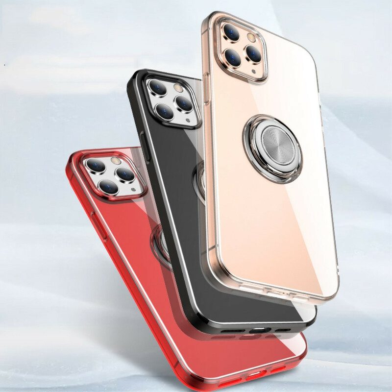 Cover iPhone 12 Pro Max Trasparente Con Anello-supporto