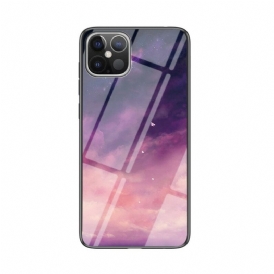 Cover iPhone 12 Pro Max Vetro Temperato Cielo Stellato