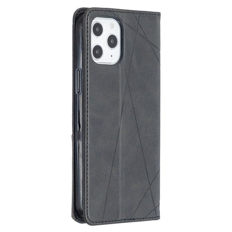 Folio Cover iPhone 12 Pro Max Custodia in pelle Stile D'artista