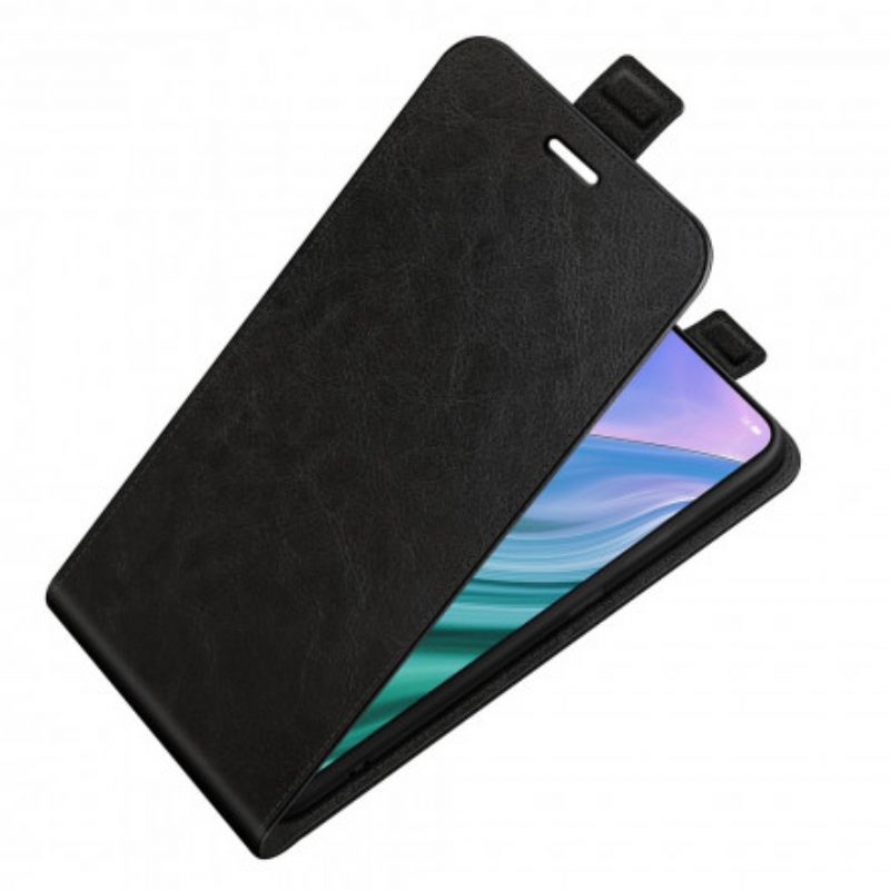 Folio Cover Oppo A54 5G / A74 5G Custodia in pelle Patta Verticale Effetto Pelle