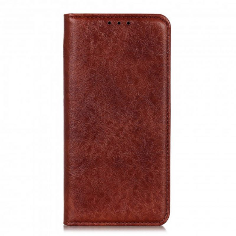 Folio Cover Oppo A54 5G / A74 5G Custodia in pelle Struttura In Pelle Spaccata