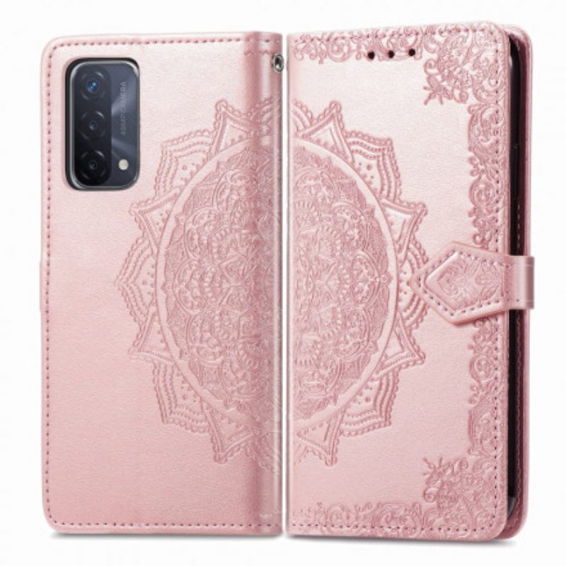 Folio Cover Oppo A54 5G / A74 5G Mandala Medioevo