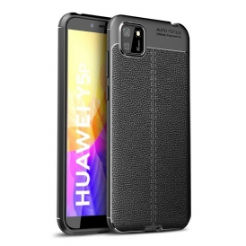 Cover Huawei Y5p Linea Litchi Double Effetto Pelle