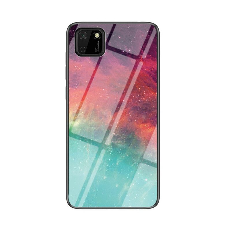 Cover Huawei Y5p Vetro Temperato Di Colori Premium