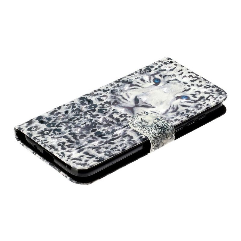 Custodia in pelle Huawei Y5p Faretti Tiger Light Strap