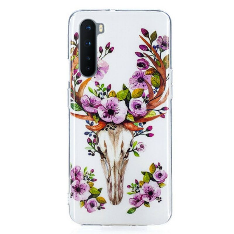 Cover OnePlus Nord Alce Floreale Fluorescente