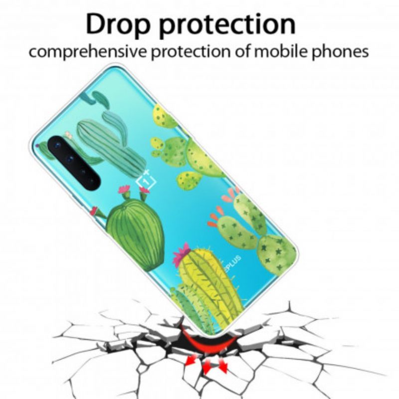 Cover OnePlus Nord Cactus Dell'acquerello