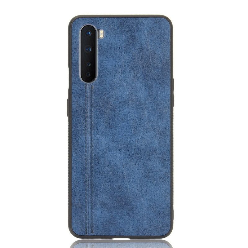 Cover OnePlus Nord Cuciture In Pelle Stile