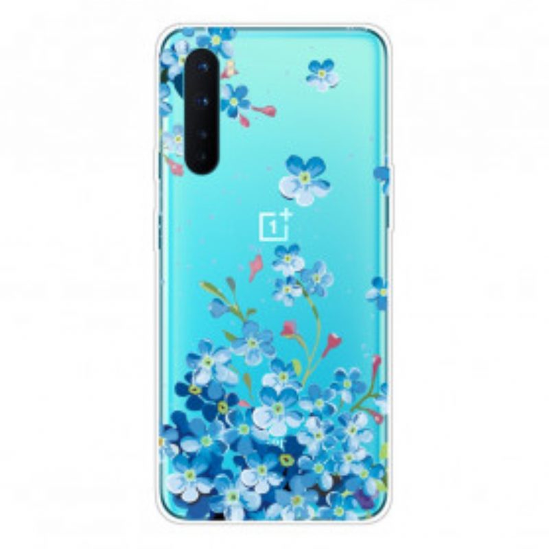 Cover OnePlus Nord Fiori Blu