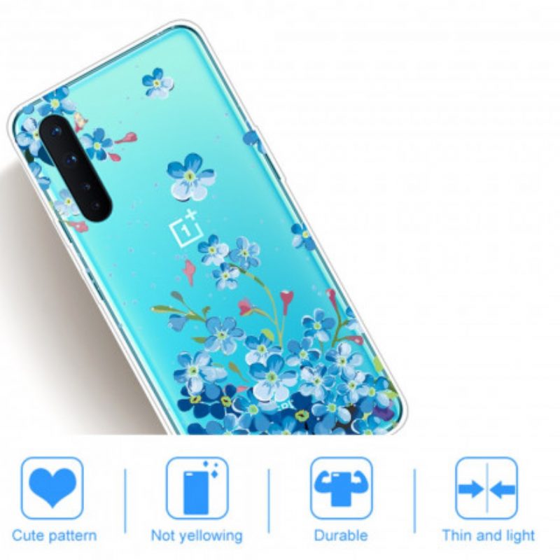 Cover OnePlus Nord Fiori Blu