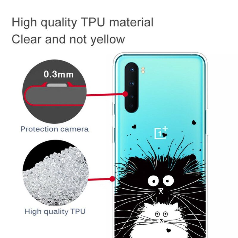 Cover OnePlus Nord Guarda I Gatti