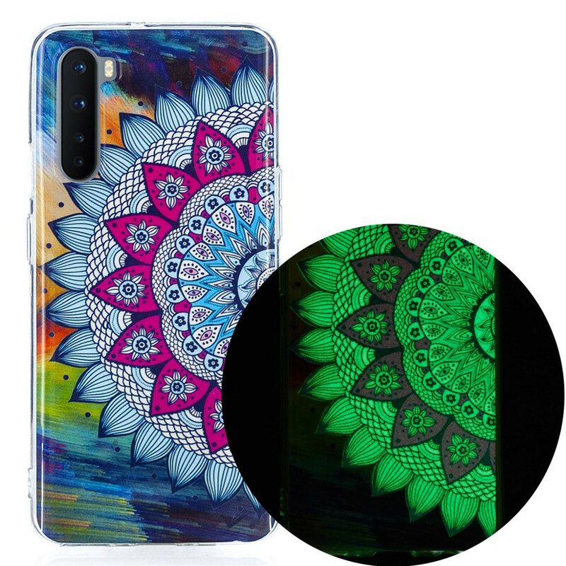 Cover OnePlus Nord Mandala Colorato Fluorescente