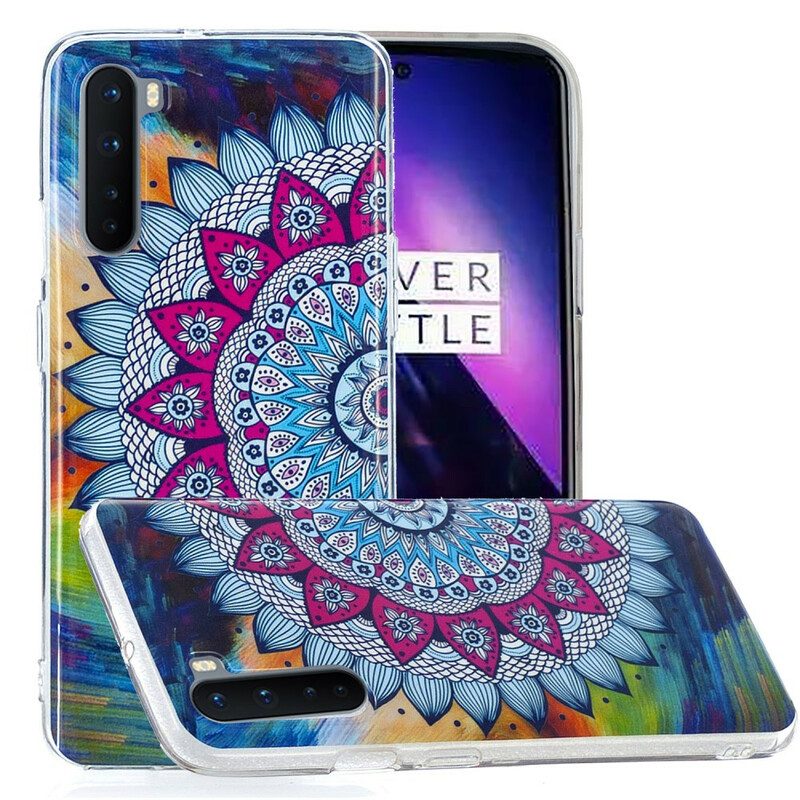 Cover OnePlus Nord Mandala Colorato Fluorescente