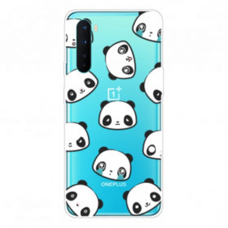 Cover OnePlus Nord Panda Sentimentali