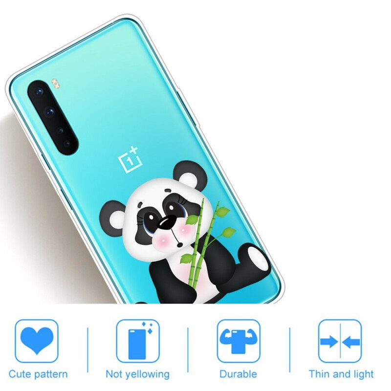 Cover OnePlus Nord Panda Triste Senza Soluzione Di Continuità