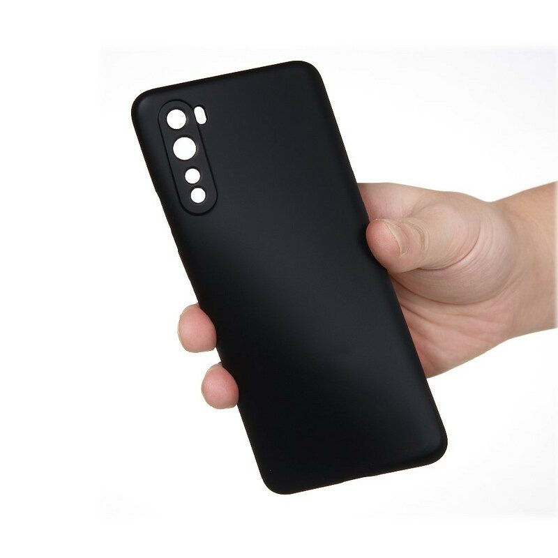 Cover OnePlus Nord Silicone Liquido Con Cordino