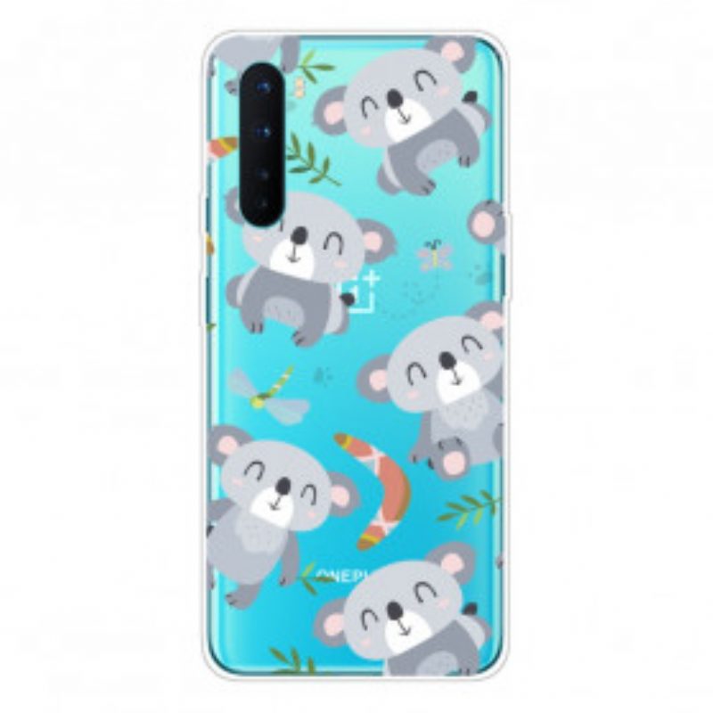 Cover OnePlus Nord Simpatici Koala Grigi