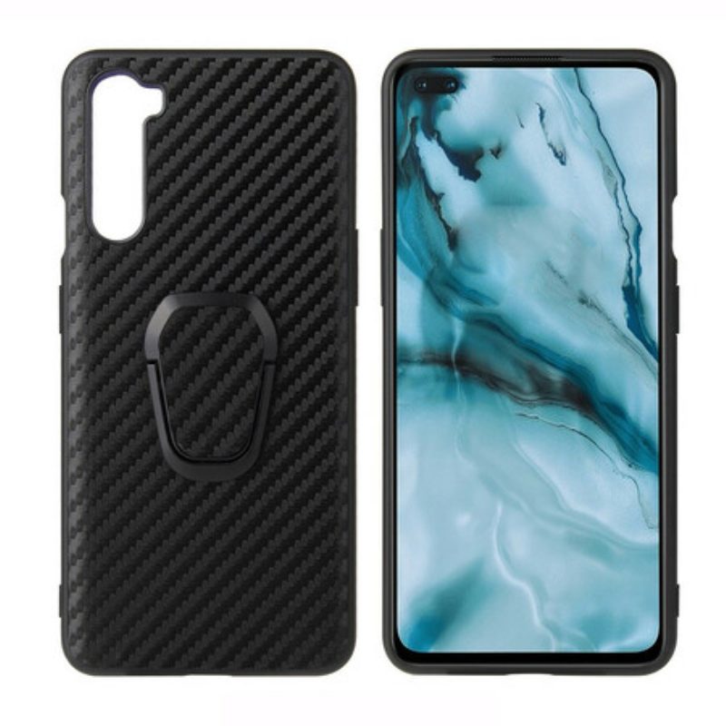 Cover OnePlus Nord Supporto Anello In Fibra Di Carbonio