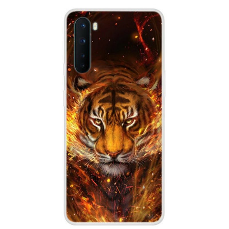 Cover OnePlus Nord Tigre Di Fuoco