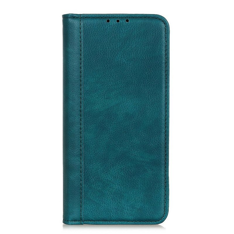 Folio Cover OnePlus Nord Custodia in pelle Crosta Di Cuoio Litchi