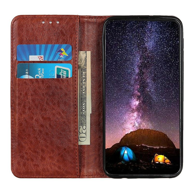 Folio Cover OnePlus Nord Custodia in pelle Stile Pelle Sobrietà