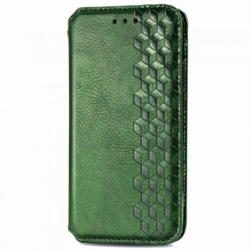 Folio Cover OnePlus Nord Custodia in pelle Texture Diamante Effetto Pelle