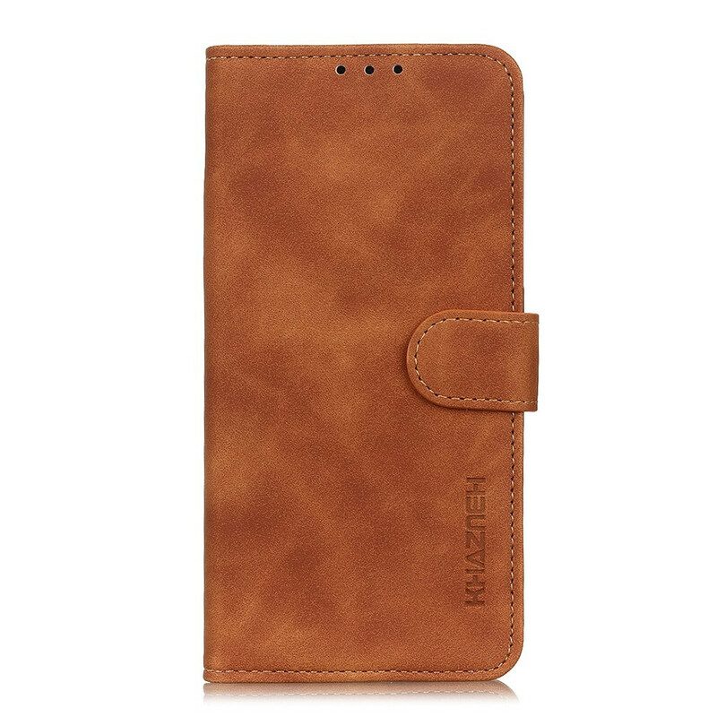 Folio Cover OnePlus Nord Khazneh Effetto Pelle Vintage