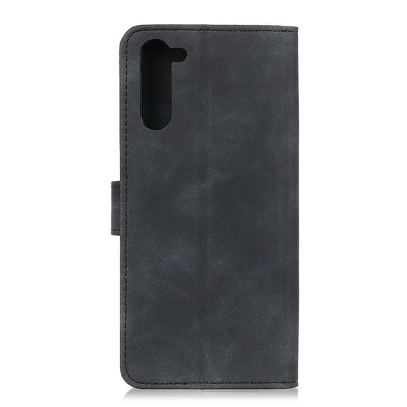 Folio Cover OnePlus Nord Khazneh Effetto Pelle Vintage