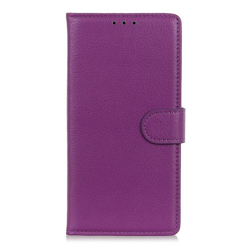 Folio Cover OnePlus Nord Tradizionalmente Litchi