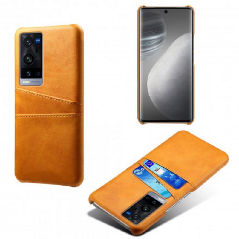 Cover Vivo X60 Pro Plus Portacarte Doppio Ksq