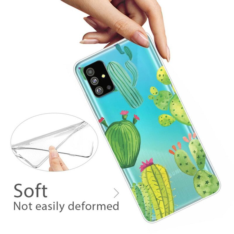 Cover Samsung Galaxy S20 Cactus Dell'acquerello