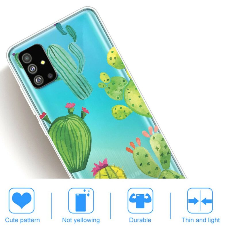 Cover Samsung Galaxy S20 Cactus Dell'acquerello