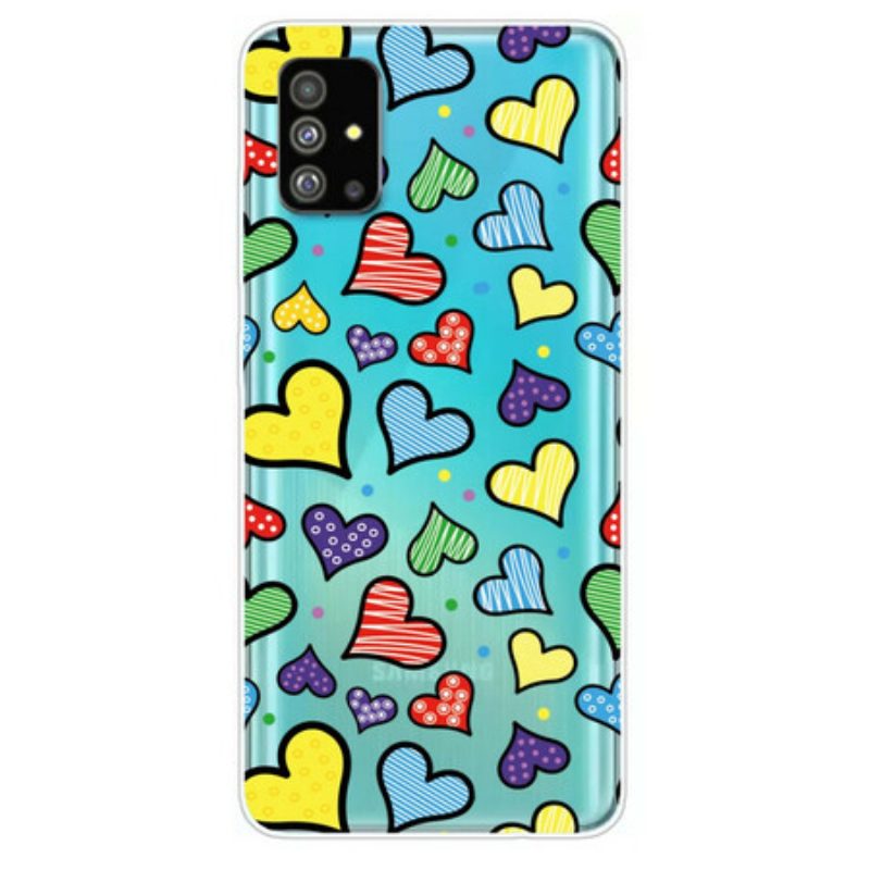 Cover Samsung Galaxy S20 Cuori Multicolori