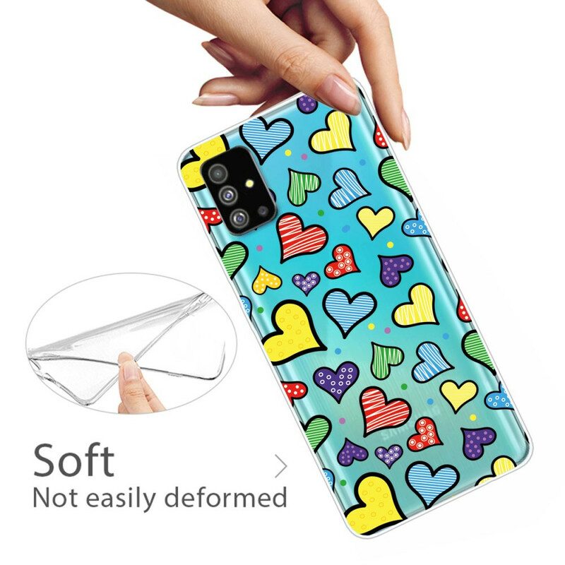 Cover Samsung Galaxy S20 Cuori Multicolori