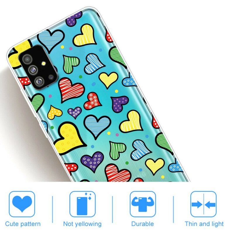 Cover Samsung Galaxy S20 Cuori Multicolori