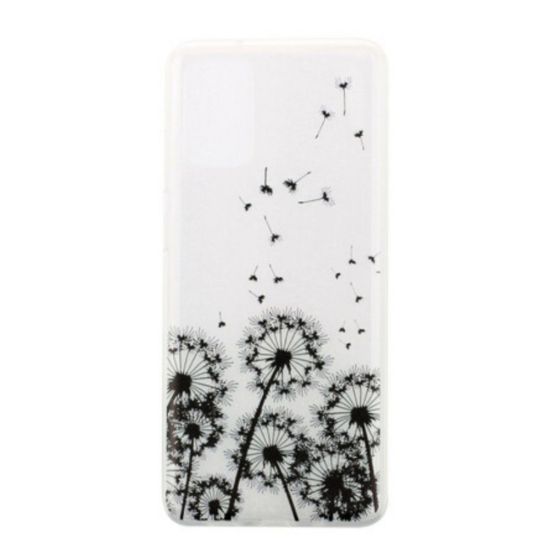 Cover Samsung Galaxy S20 Denti Di Leone Neri Senza Cuciture