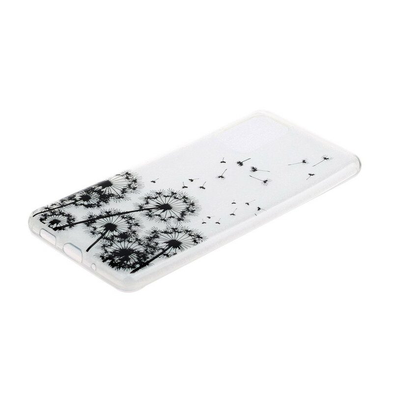 Cover Samsung Galaxy S20 Denti Di Leone Neri Senza Cuciture