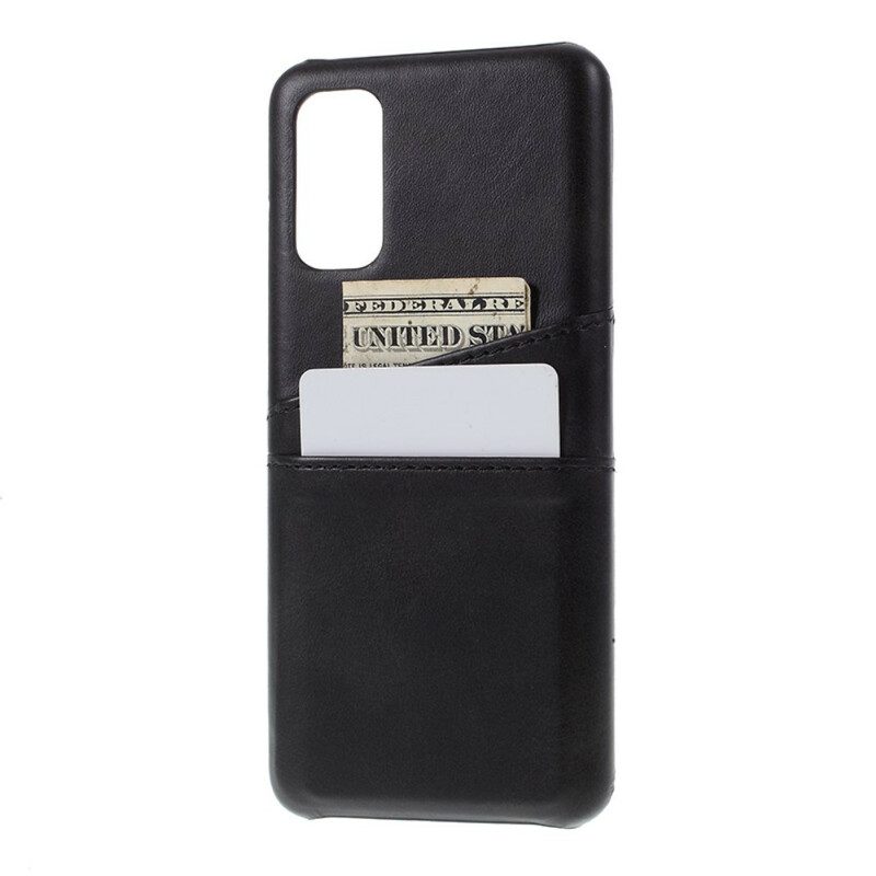 Cover Samsung Galaxy S20 Doppio Titolare Della Carta