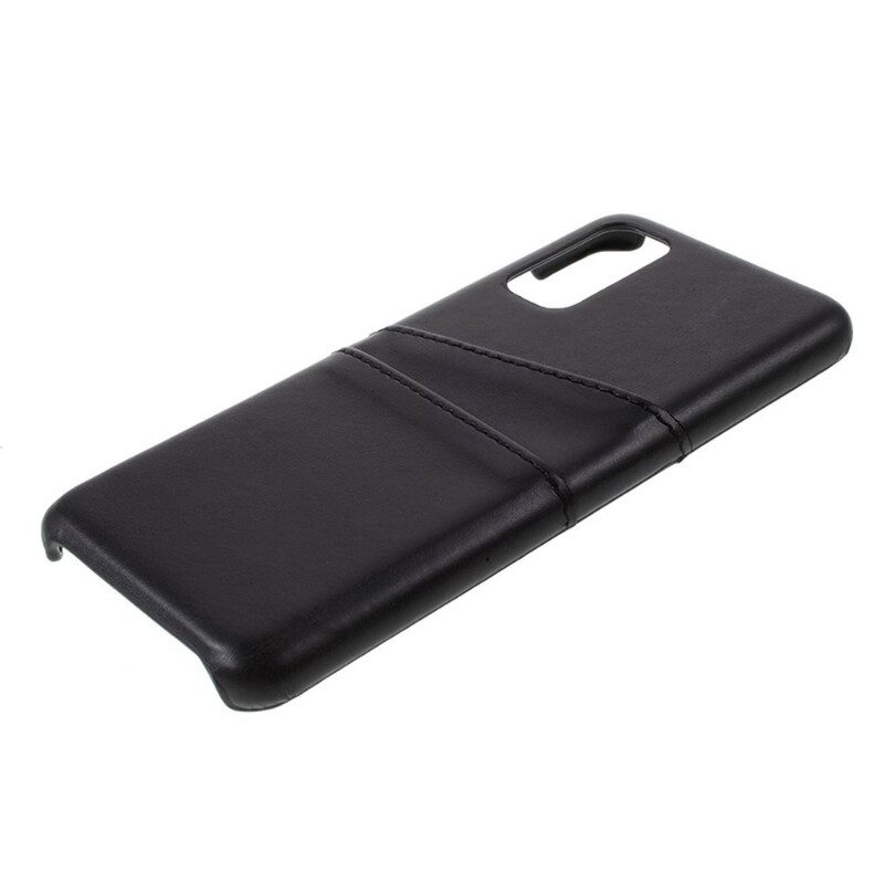 Cover Samsung Galaxy S20 Doppio Titolare Della Carta