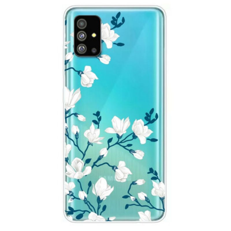 Cover Samsung Galaxy S20 Fiori Bianchi