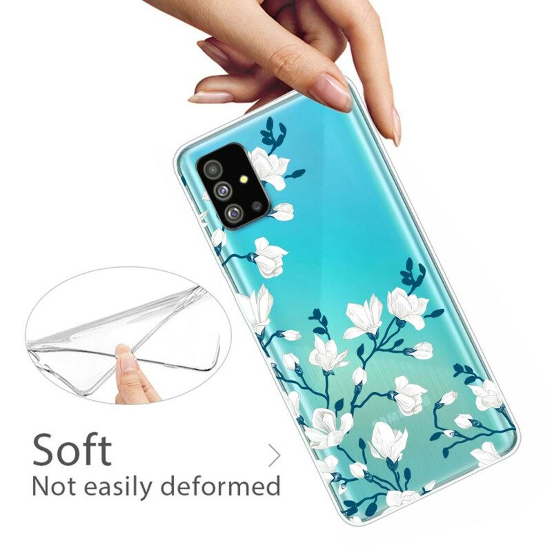 Cover Samsung Galaxy S20 Fiori Bianchi