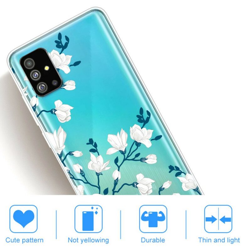 Cover Samsung Galaxy S20 Fiori Bianchi