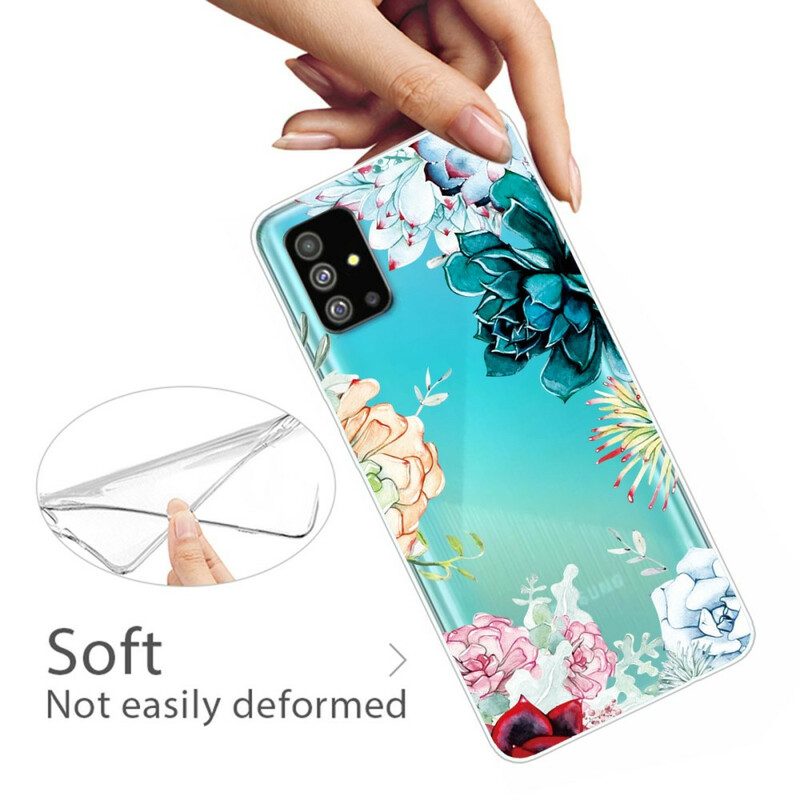 Cover Samsung Galaxy S20 Fiori Dell'acquerello Senza Soluzione Di Continuità