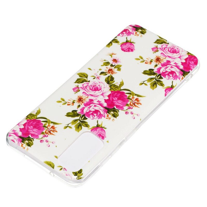 Cover Samsung Galaxy S20 Fiori Liberty Fluorescenti