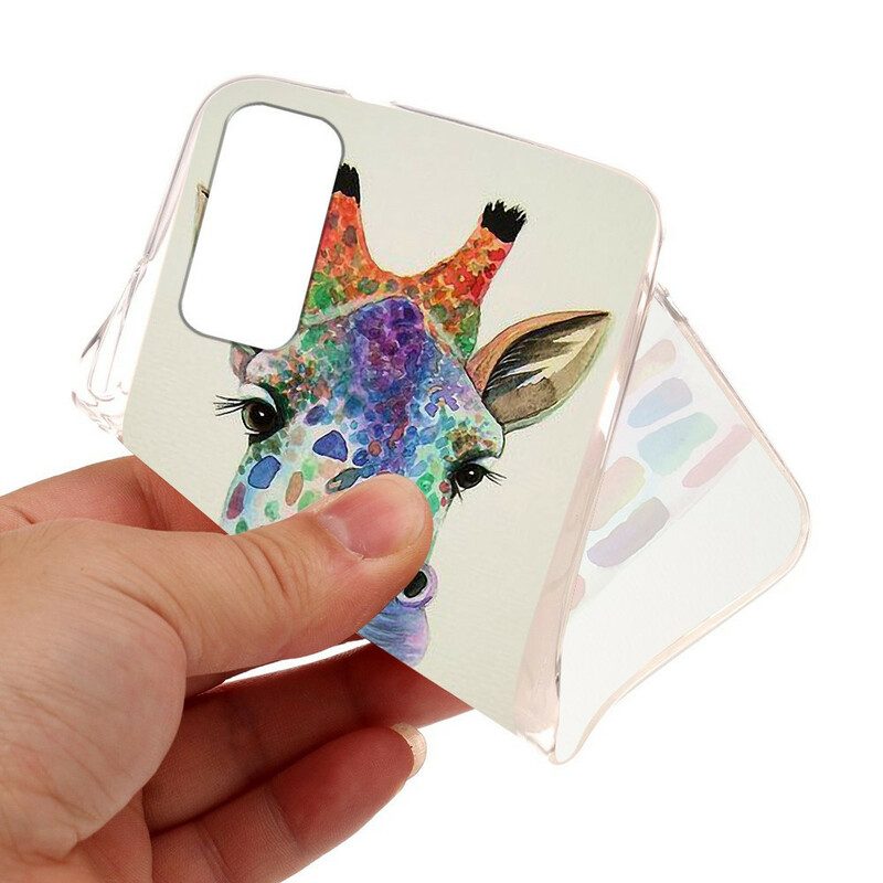 Cover Samsung Galaxy S20 Giraffa Colorata