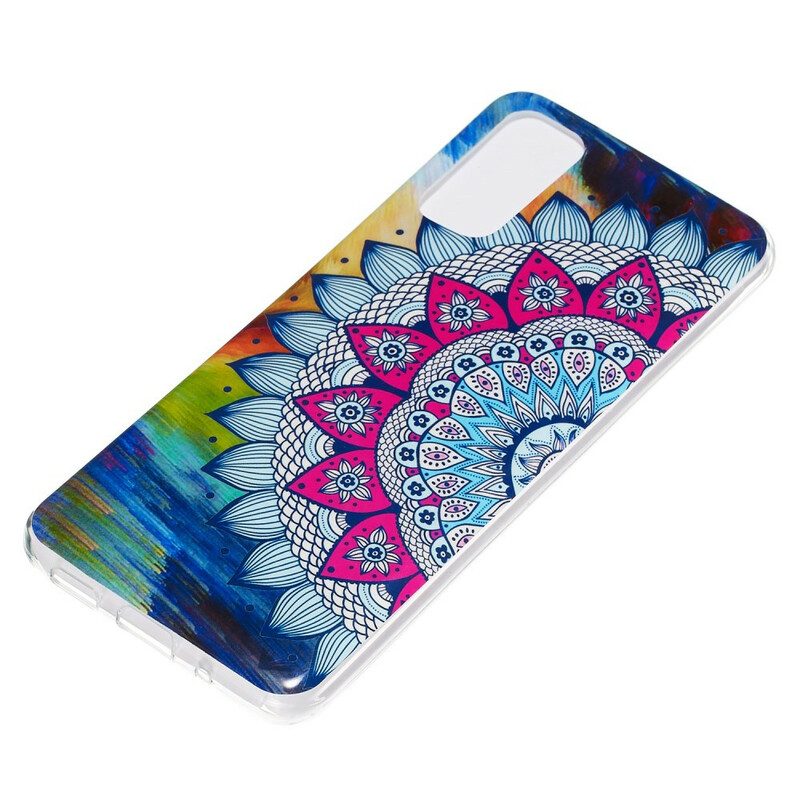 Cover Samsung Galaxy S20 Mandala Colorato Fluorescente