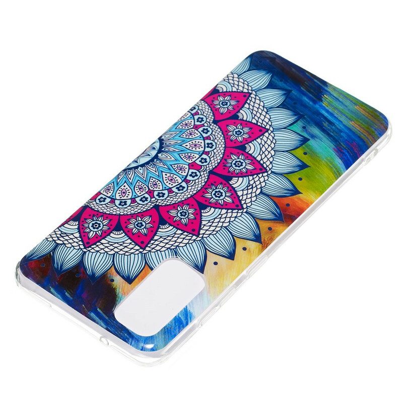 Cover Samsung Galaxy S20 Mandala Colorato Fluorescente