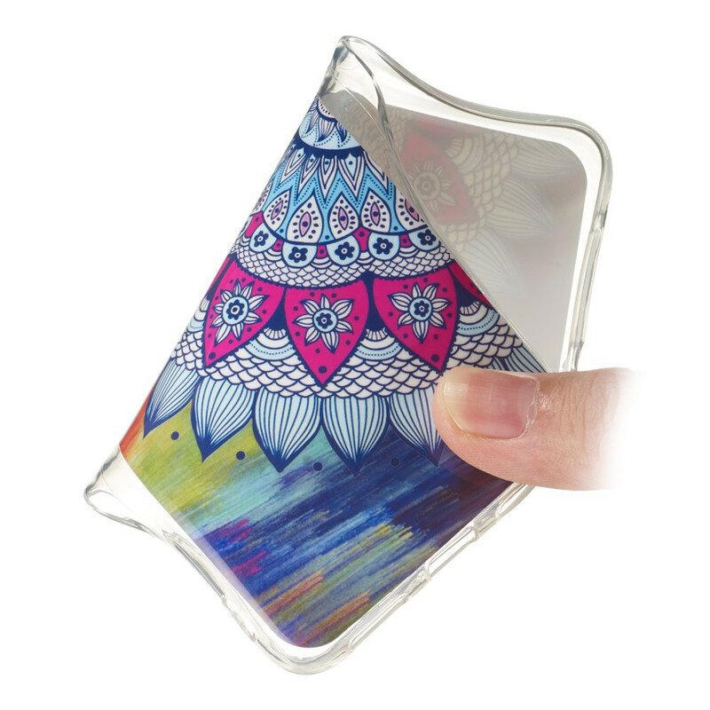 Cover Samsung Galaxy S20 Mandala Colorato Fluorescente